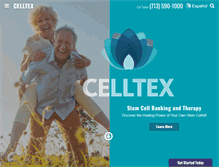 Tablet Screenshot of celltexbank.com